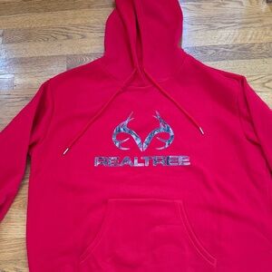 Realtree Bold Red Men's Hoodie XXL NEW